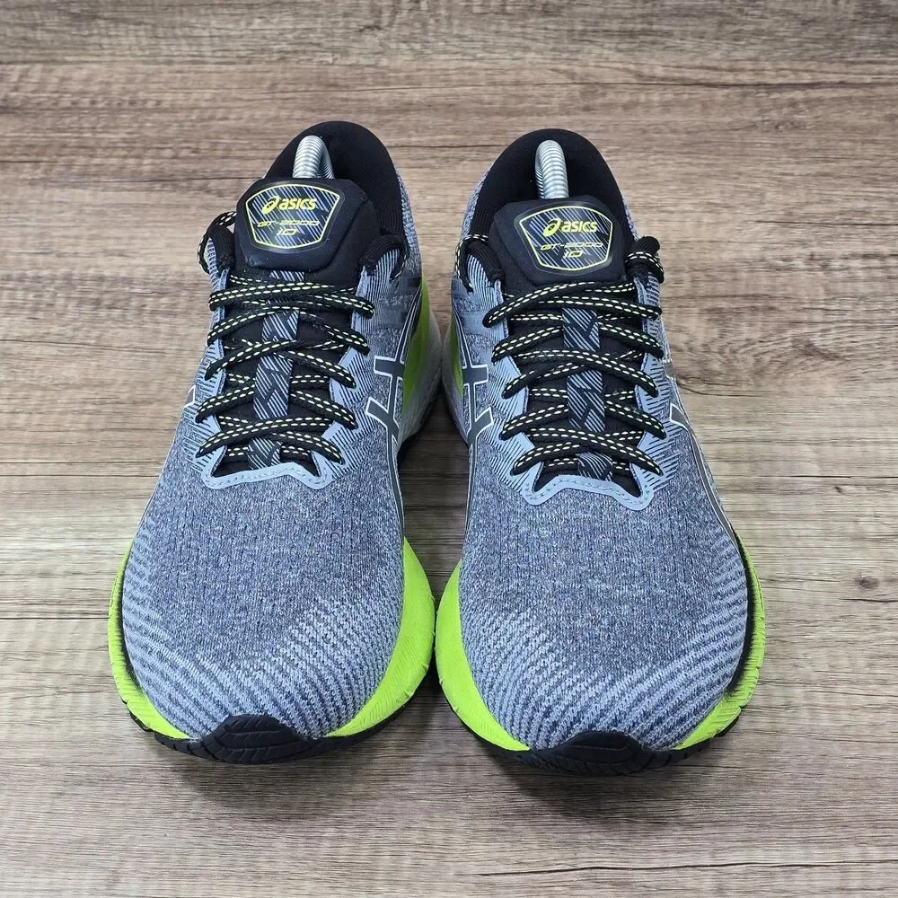Asics GT 2000 10 Men's Size 9 Gray Black Green Running Shoes 1011B185